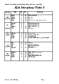 Giáo án Lớp 3 - Tuần 2 - Năm học 2010-2011 - 