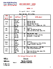 Giáo án Lớp 3 - Tuần 29 - Năm học 2009-2010 -