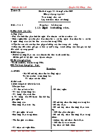 Giáo án các môn lớp 3 - Nguyễn Thị Phương Lan