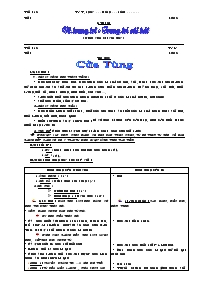 Giáo án Lớp 3 - Thứ 4 Tuần 13