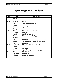 Giáo án Lớp 3 - Tuần 25 - Năm học 2009-2010 -