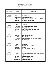 Giáo án Lớp 3 - Tuần 5 - Năm học 2009-2010 (C