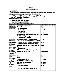 Giáo án Toán 3 tuần 6 - Nguyễn Phượng Ánh