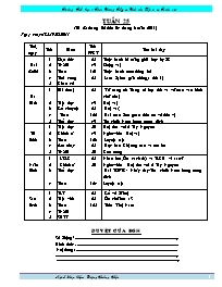 Giáo án lớp 3 - Tuần 25 - Trường Tiểu học 1 Tam Giang Tây