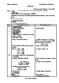 Giáo án Lớp 3 Tuần 28 - GV: Lê Phước Tuấn - Trường Tiểu Học Thanh