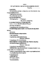 Giáo án Âm nhạc 3 tiết 9: Ôn tập 3 bài hát: Bài ca đi học, đếm sao, gà gáy