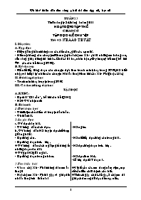 Giáo án Lớp 3 Tuần 23 - Phạm Văn Chính - TH S