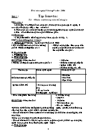 Giáo án Lớp 4 - Bài tổng hợp các môn (lần 50)