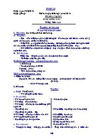 Giáo án tổng hợp Tuần thứ 20 - Lớp 3 năm 2011